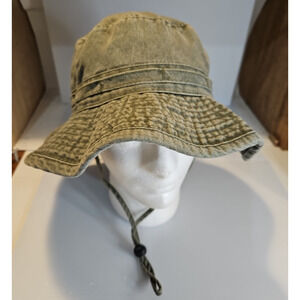 DPC Hat Boonie Bucket Mens Medium Olive Green Hiking Fishing Outdoors Camp